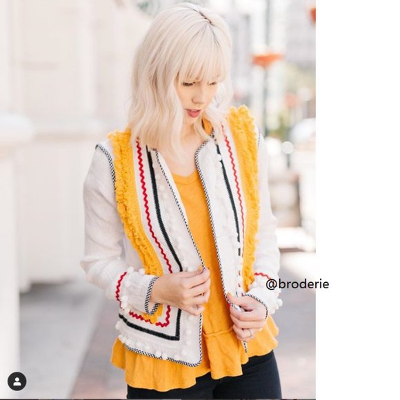 Anthropologie English Factory Selina Pom Jacket - Picture 3 of 13